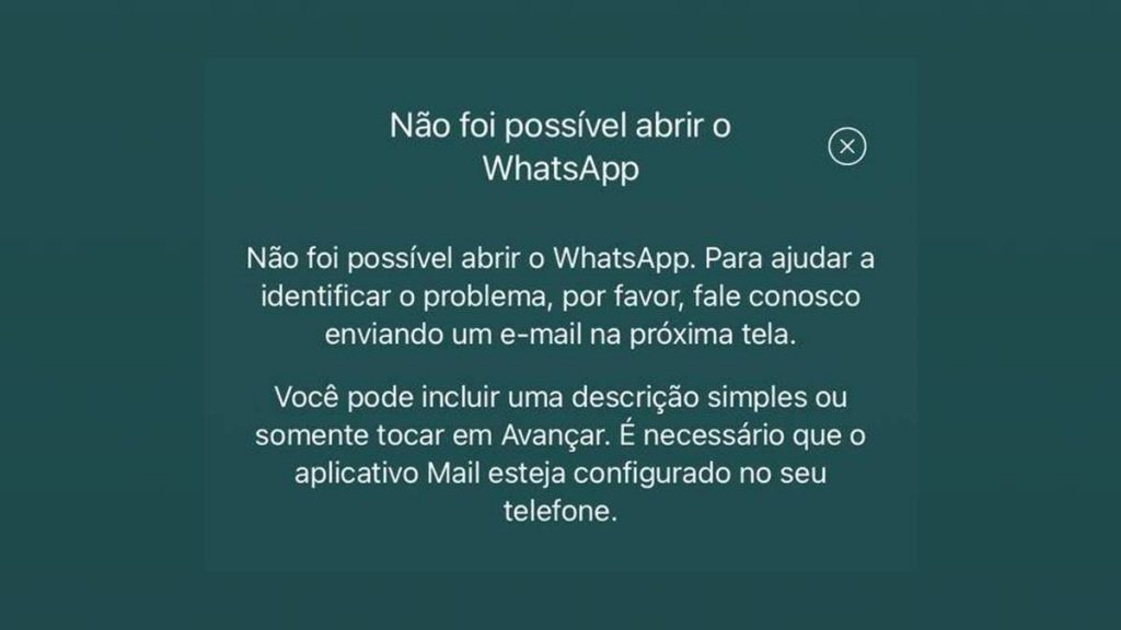 Não Foi Possível Abrir O Whatsapp Iphone Resolvido 3361